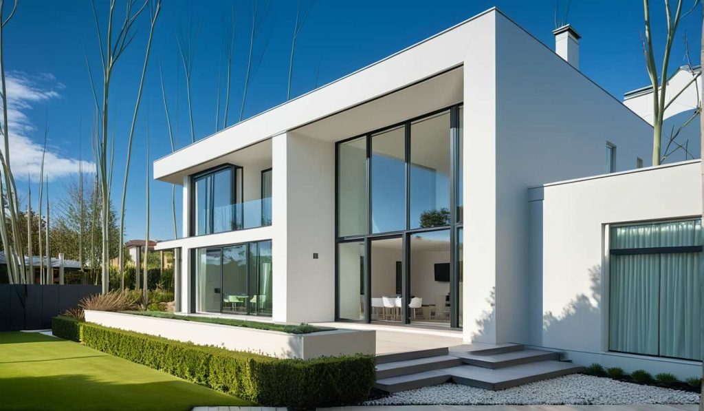 Archi TT5 (1) - par ArchiDesign Designer Architecte Interieur Constructeur sur Mesure Maison toit plat moderne avec grandes baies