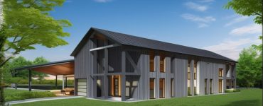 Chiffrage et Mise au Point Technique pour la construction d'une maison bois à Sagy, dans le Vexin vers Cergy Pontoise vue 2