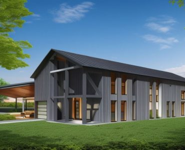 Chiffrage et Mise au Point Technique pour la construction d'une maison bois à Sagy, dans le Vexin vers Cergy Pontoise vue 2